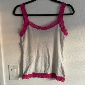 Pink Lace Wet Seal Tank Top